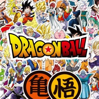 Pack 50 Adesivos - Dragon Ball [sortidos - não repetidos] Adesivos