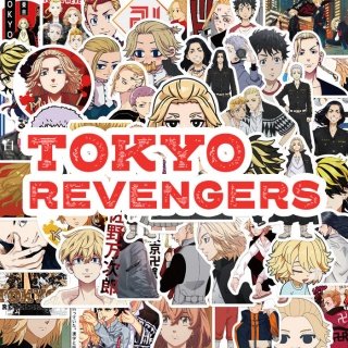 Pack 50 Adesivos - Tokyo Revengers [sortidos - não repetidos] Adesivos